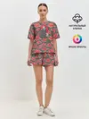 Женская пижама с шортами / Кот-оборотень