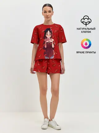 Женская пижама с шортами / Госпожа Кагуя