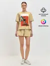 Женская пижама с шортами / Челюсти