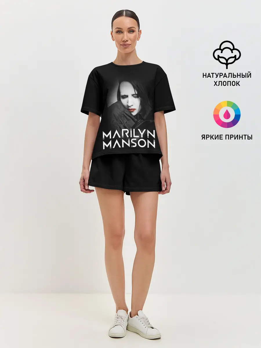 Женская пижама с шортами / MARILYN MANSON