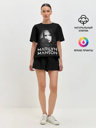 Женская пижама с шортами / MARILYN MANSON