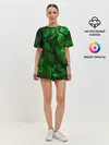 Женская пижама с шортами / Кислотные разводы