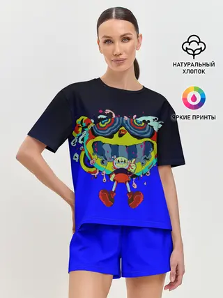Женская пижама с шортами / ACID CUPHEAD