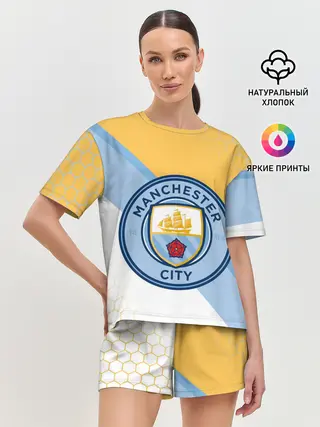 Женская пижама с шортами / MANCHESTER CITY / МАНЧЕСТЕР