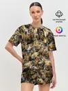 Женская пижама с шортами / Пчёлы