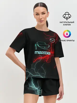 Женская пижама с шортами / Mazda