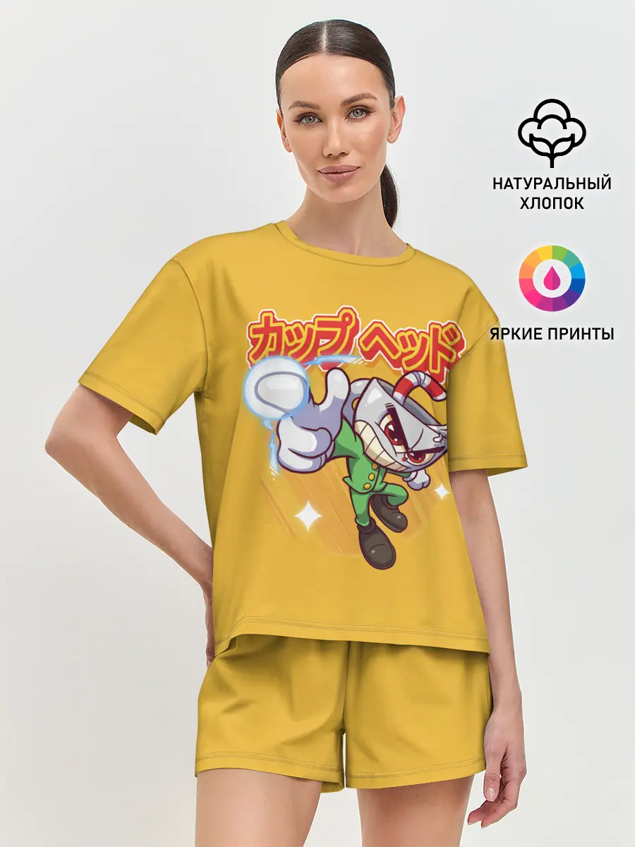 Женская пижама с шортами / Anime Cup