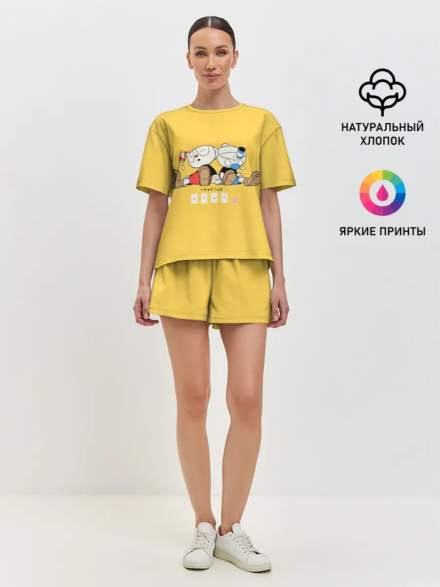 Женская пижама с шортами / Loading Cup