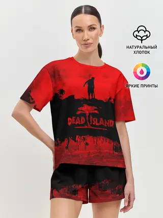 Женская пижама с шортами / Island of blood
