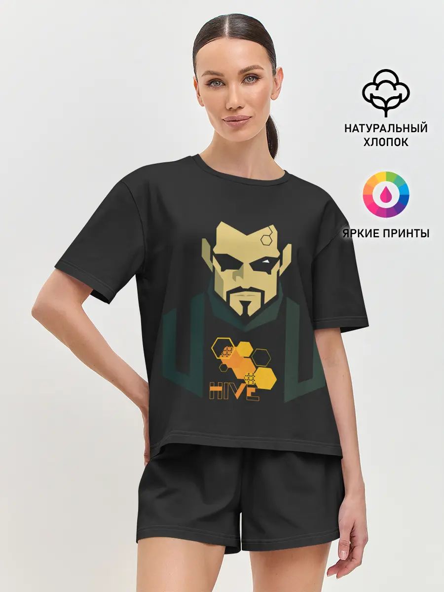 Женская пижама с шортами / Адам