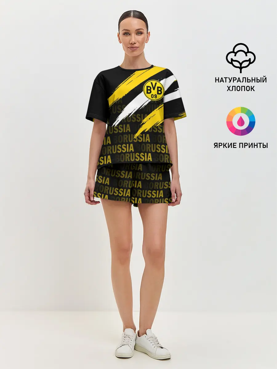 Женская пижама с шортами / ФК БОРУССИЯ / FC BORUSSIA