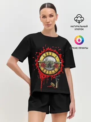 Женская пижама с шортами / GUNS N ROSES
