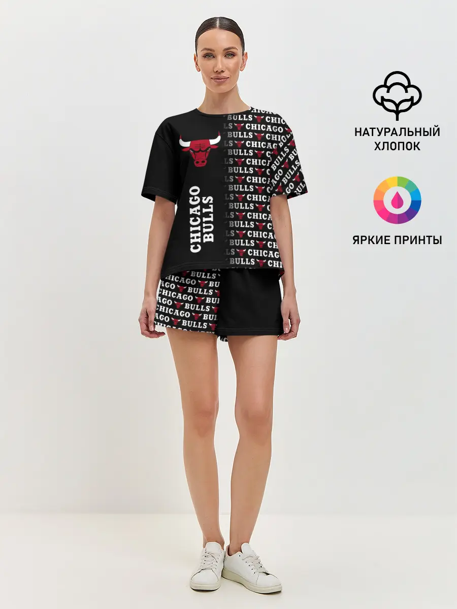 Женская пижама с шортами / CHICAGO BULLS [7]