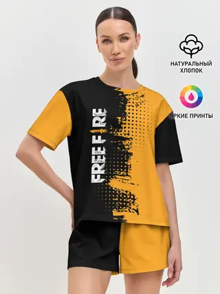 Женская пижама с шортами / Free Fire ? Фри Фаер.
