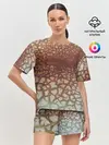 Женская пижама с шортами / Пустынные Трещины