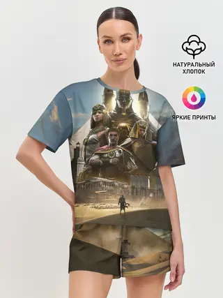 Женская пижама с шортами / Кредо Убийцы: Египет