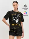 Женская пижама с шортами / Чёрный клевер Черный Аста