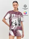 Женская пижама с шортами / Аста Либе Чёрный клевер