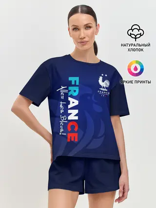 Женская пижама с шортами / Сборная Франции