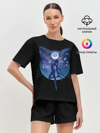 Женская пижама с шортами / Sailor Moon силуэт
