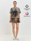 Женская пижама с шортами / Сидячий Скелет