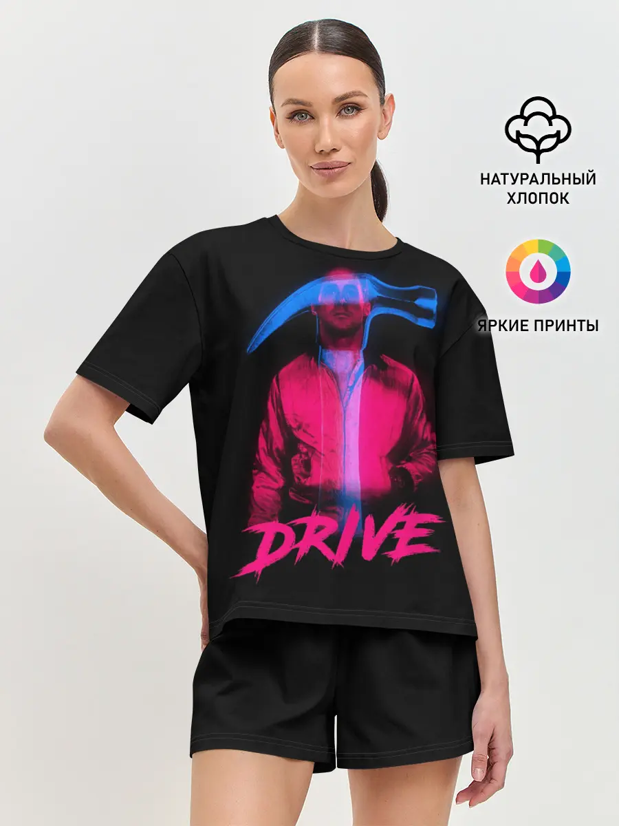 Женская пижама с шортами / DRIVE