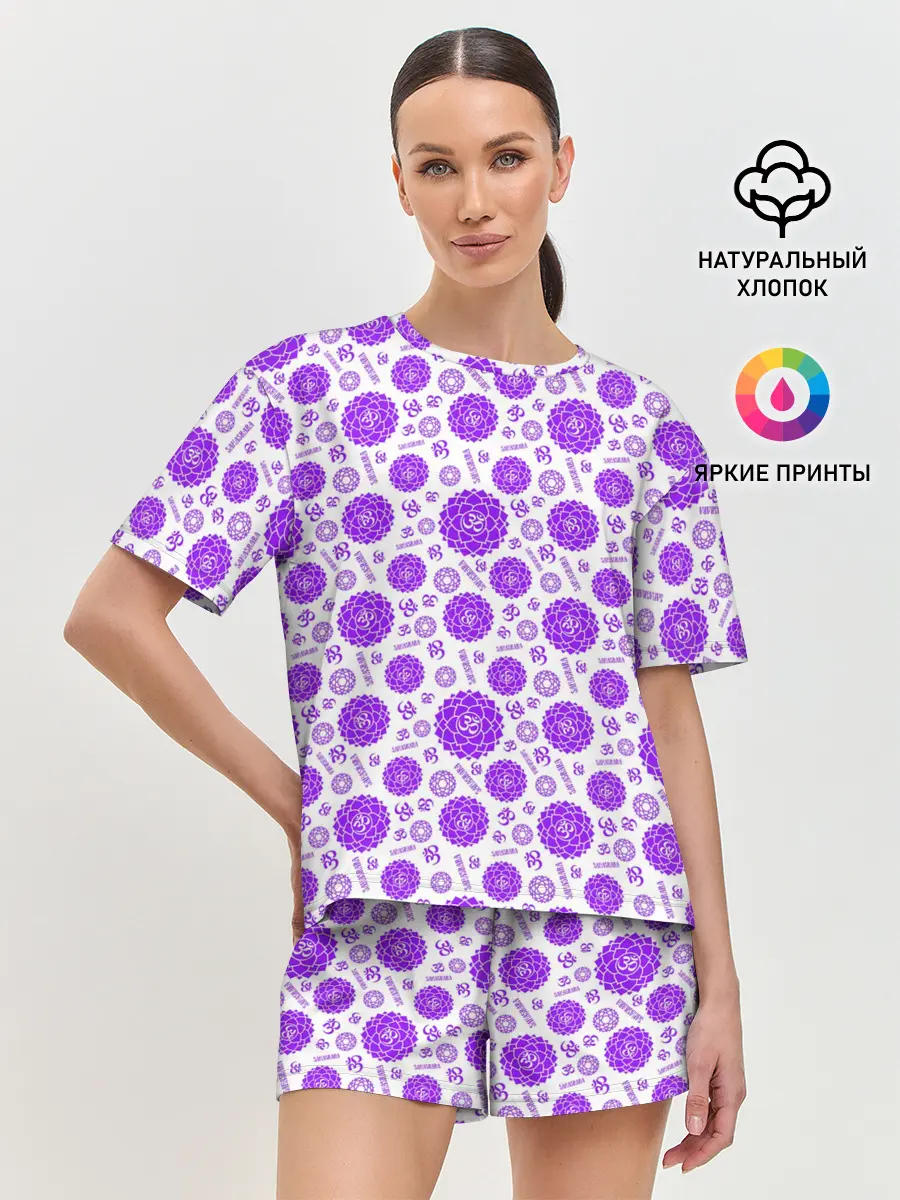 Женская пижама с шортами / Сахасрара
