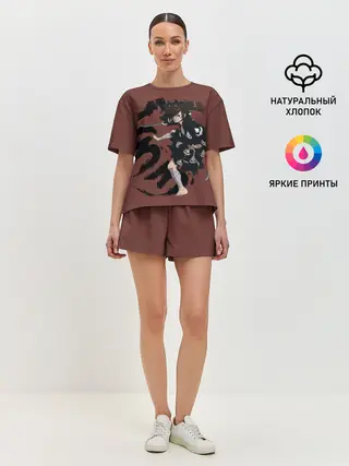Женская пижама с шортами / Хяккимару