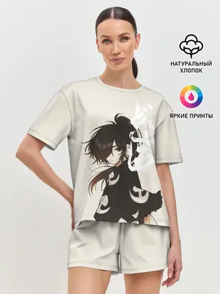 Женская пижама с шортами / Hyakkimaru