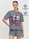 Женская пижама с шортами / Начнём игру