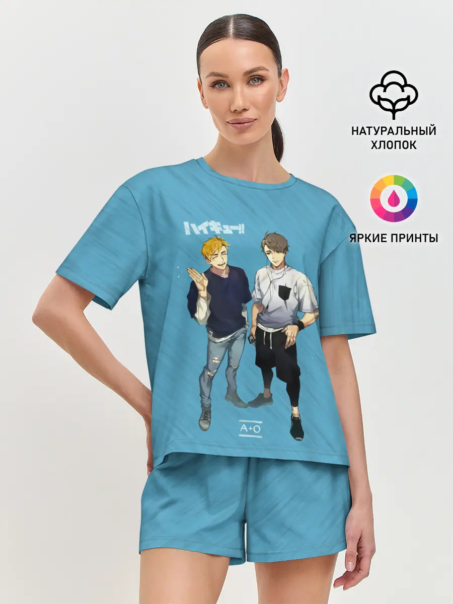 Женская пижама с шортами / Старшая Инаризаки | Haikyuu!!