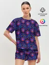 Женская пижама с шортами / Будда