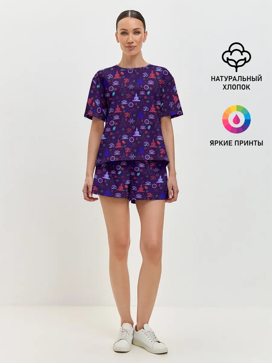 Женская пижама с шортами / Нирвана