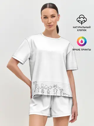 Женская пижама с шортами / Эй, Арнольд | Арнольд и друзья
