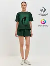 Женская пижама с шортами / Русалка силуэт