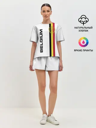 Женская пижама с шортами / СБОРНАЯ БЕЛЬГИИ