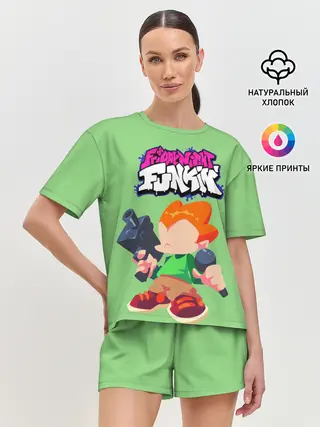 Женская пижама с шортами / FNF Pico