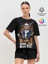 Женская пижама с шортами / Карты, деньги, два ствола