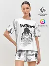 Женская пижама с шортами / Haikyu!! Кошка Некома