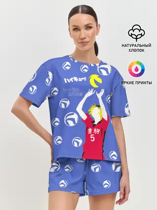 Женская пижама с шортами / Кенма Козуме | Haikyuu!!