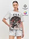 Женская пижама с шортами / Дороро и Хяккимару