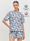 Женская пижама с шортами / Football