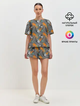 Женская пижама с шортами / Football