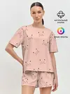 Женская пижама с шортами / Киски