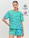 Женская пижама с шортами / Аниме эмоции