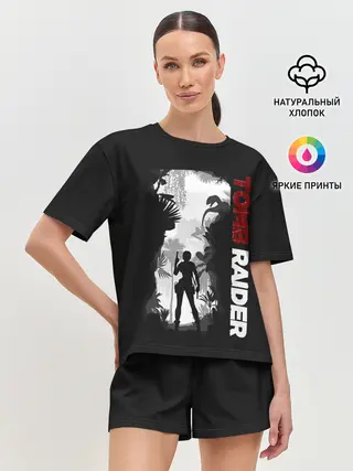 Женская пижама с шортами / Lara in jungle