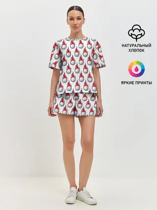Женская пижама с шортами / Волейбол