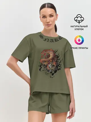 Женская пижама с шортами / SnаKе