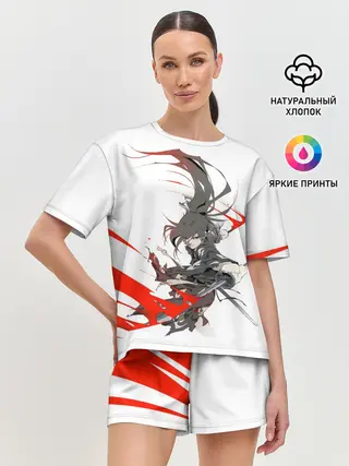 Женская пижама с шортами / ХЯККИМАРУ И ДЕМОНЫ | ДОРОРО