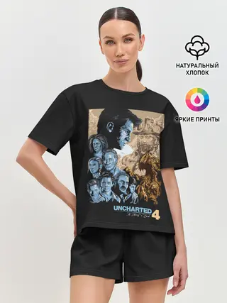 Женская пижама с шортами / Команда Анчартед